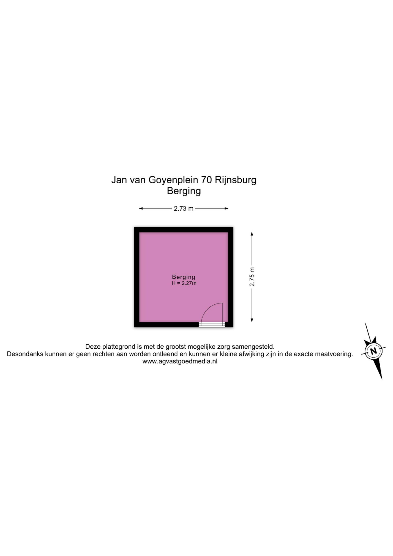 Rijnsburg – Jan van Goyenplein 70 Rijnsburg – Jan van Goyenplein 70