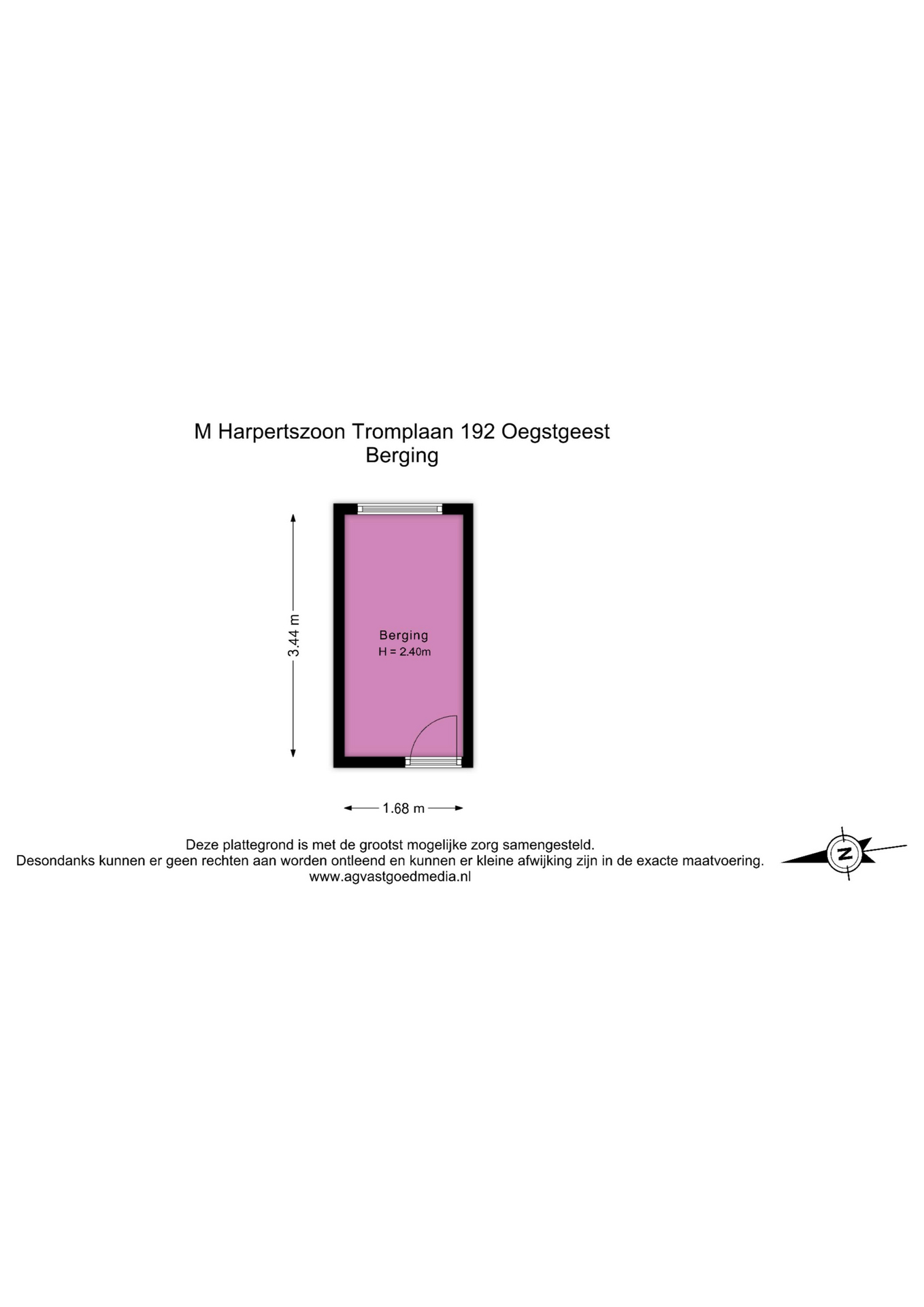 Oegstgeest – M. Harpertszoon Tromplaan 192 Oegstgeest – M. Harpertszoon Tromplaan 192